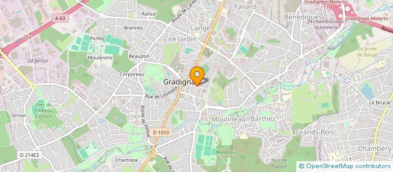 localisation de l'entreprise MEIWEI à GRADIGNAN