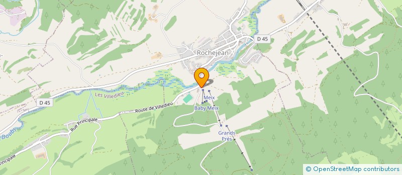 localisation de l'entreprise MEIX LOISIRS  ROCHEJEAN