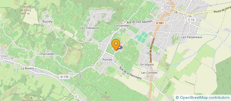 localisation de l'entreprise MEIX SAINT ANTOINE  GIVRY