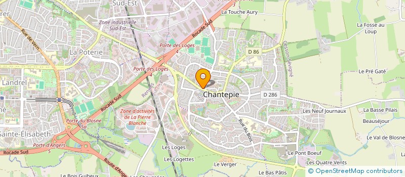 localisation de l'entreprise MEIYEUX  CHANTEPIE