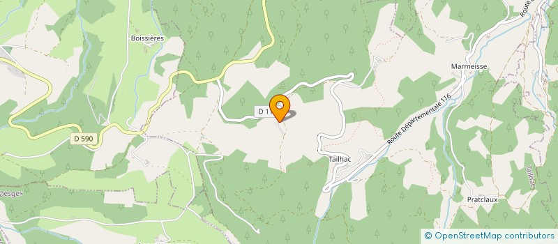 localisation de l'entreprise MEIZOU 43  CHAZELLES