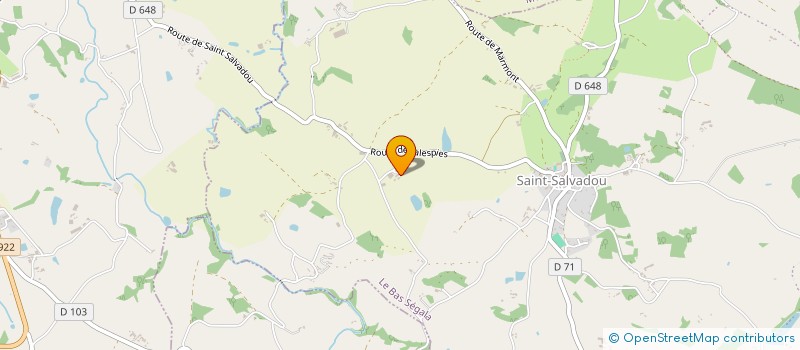 localisation de l'entreprise MEJALANOU ENERGIE  LE BAS SEGALA