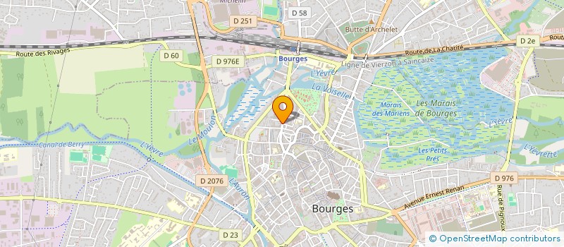 localisation de l'entreprise MEJAN à BOURGES