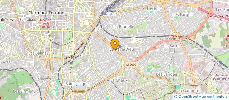 localisation de l'entreprise MEJAN MOINGT  CLERMONT-FERRAND