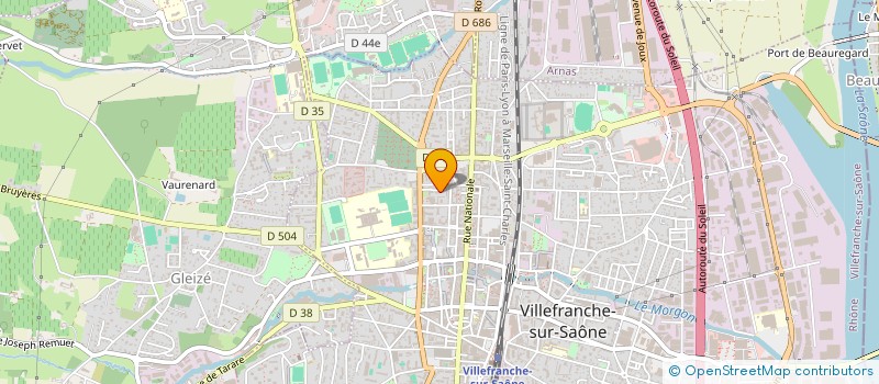 localisation de l'entreprise MEJASSOL SARL à VILLEFRANCHE-SUR-SAONE