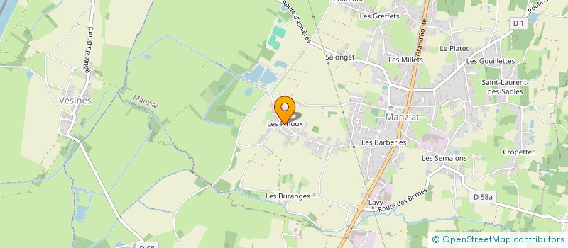 localisation de l'entreprise MEJAVENTURE à MANZIAT