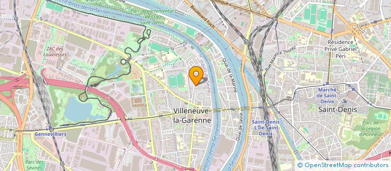 localisation de l'entreprise MEJBER RENOVATION PLOMBERIE à VILLENEUVE-LA-GARENNE