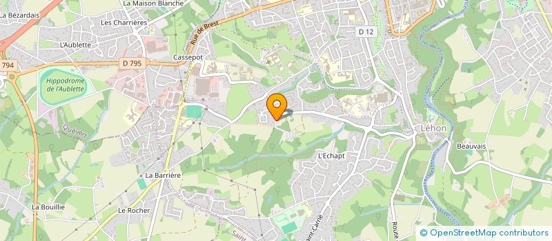 localisation de l'entreprise MEJC AZUR  DINAN