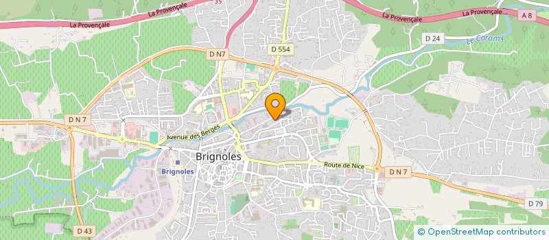 localisation de l'entreprise MEJEAN E B A E  BRIGNOLES