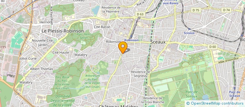 localisation de l'entreprise MEJIRO à SCEAUX