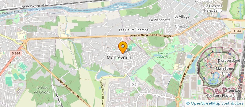 localisation de l'entreprise MEJJ  MONTEVRAIN