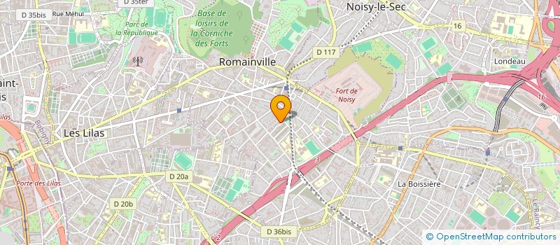 localisation de l'entreprise MEJM à ROMAINVILLE