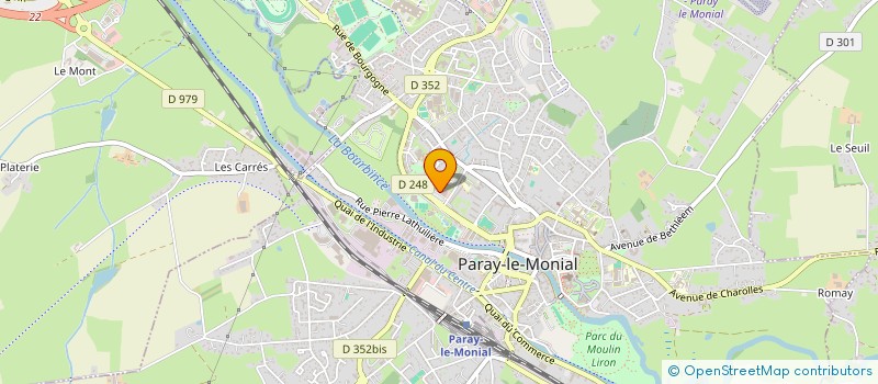 localisation de l'entreprise MEJORSPORTS à PARAY-LE-MONIAL