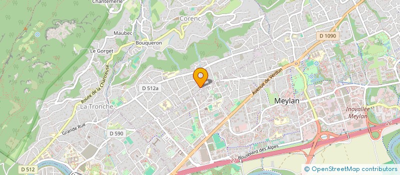 localisation de l'entreprise MEJOSA  CORENC