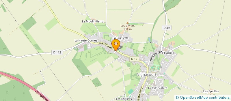 localisation de l'entreprise MEJT  VIGNACOURT