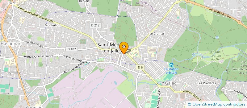 localisation de l'entreprise MEJUEL à SAINT-MEDARD-EN-JALLES