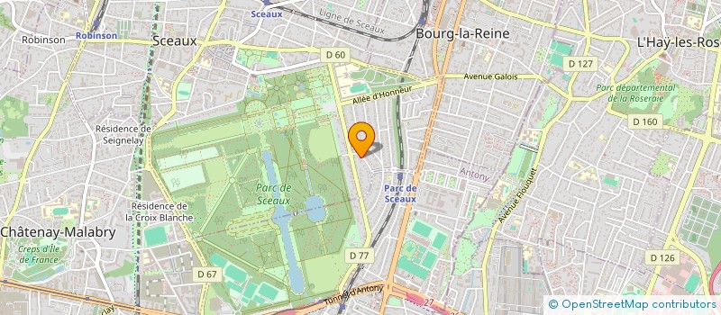 localisation de l'entreprise MEKA à SCEAUX