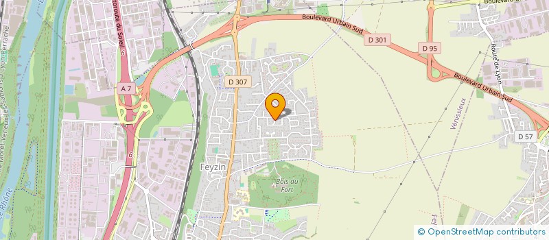 localisation de l'entreprise MEKA CLOTURES  FEYZIN