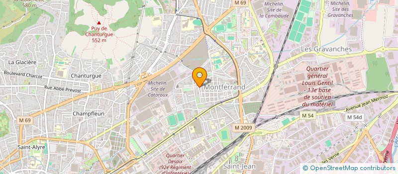 localisation de l'entreprise MEKADIM ABDEL-KADER ET MILOUD  CLERMONT-FERRAND