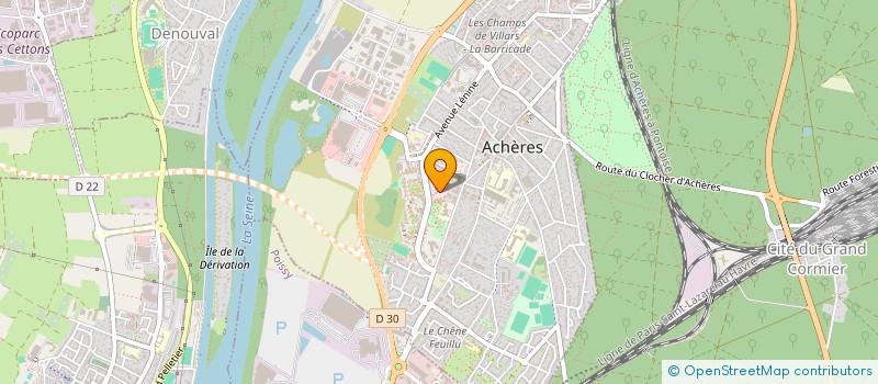 localisation de l'entreprise MEKAEL SECURITE  ACHERES