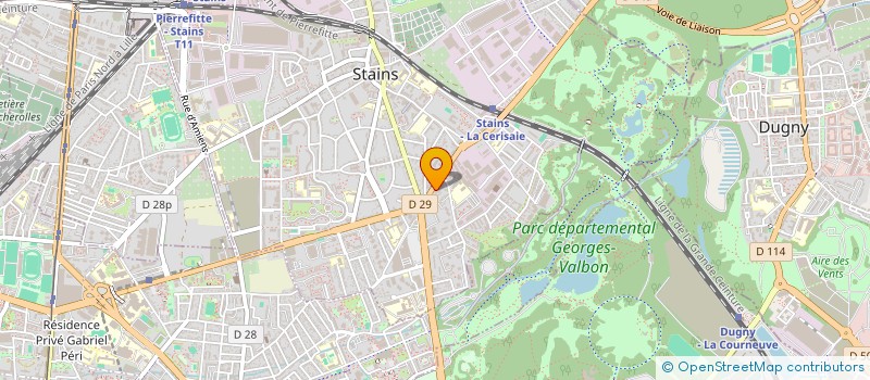 localisation de l'entreprise MEKAN à STAINS