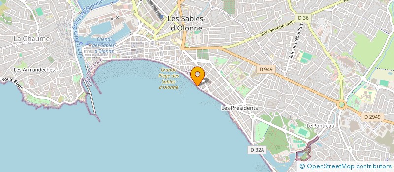 localisation de l'entreprise MEKANAVI à LES SABLES D'OLONNE