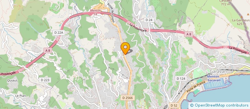 localisation de l'entreprise MEKANIKA  MENTON