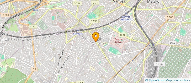 localisation de l'entreprise MEKHALFI  MALAKOFF