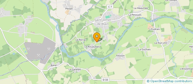 localisation de l'entreprise MEKK ELEC  BLAIN