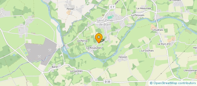 localisation de l'entreprise MEKK LA ROUAUDAIS  BLAIN