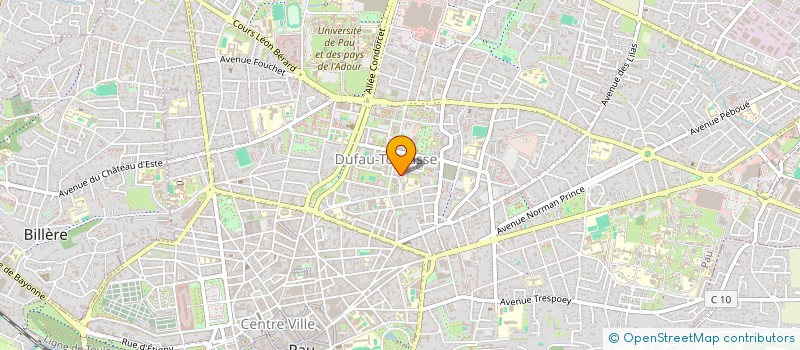 localisation de l'entreprise MEKKAOUI à PAU