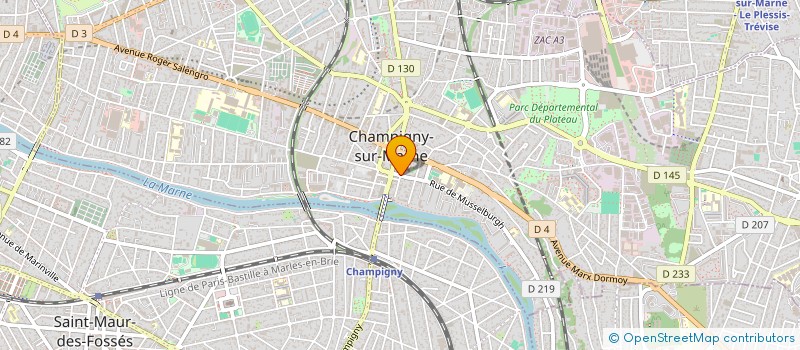 localisation de l'entreprise MEKLA  CHAMPIGNY-SUR-MARNE