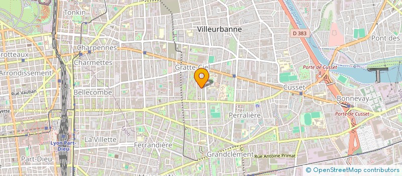 localisation de l'entreprise MEKLES  VILLEURBANNE