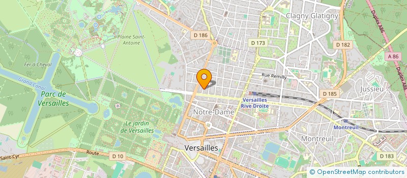localisation de l'entreprise MEKOM à VERSAILLES