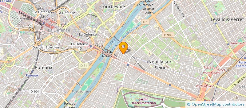localisation de l'entreprise MEKOMIA à NEUILLY-SUR-SEINE