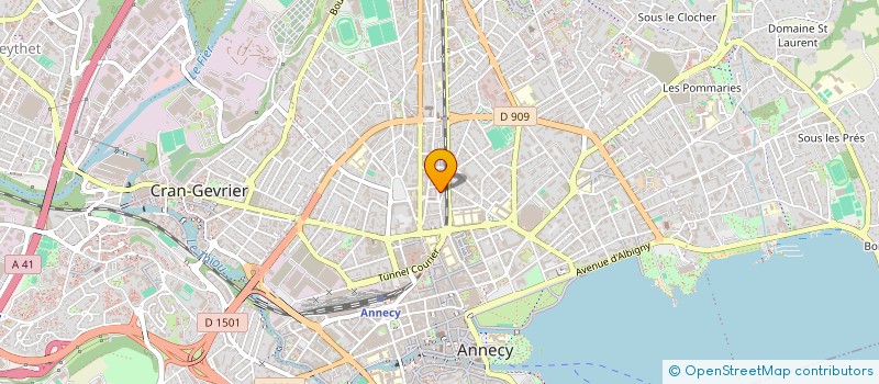 localisation de l'entreprise MEKONG STREET  ANNECY