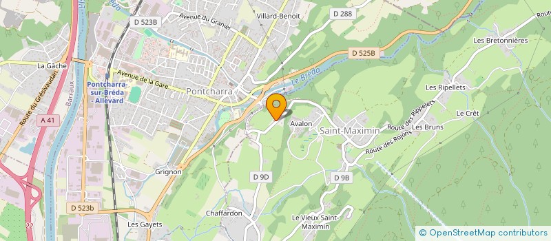 localisation de l'entreprise MEKONG SUR PAU  SAINT-MAXIMIN