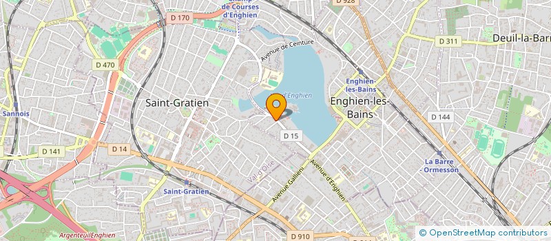 localisation de l'entreprise MEKOR  ENGHIEN-LES-BAINS