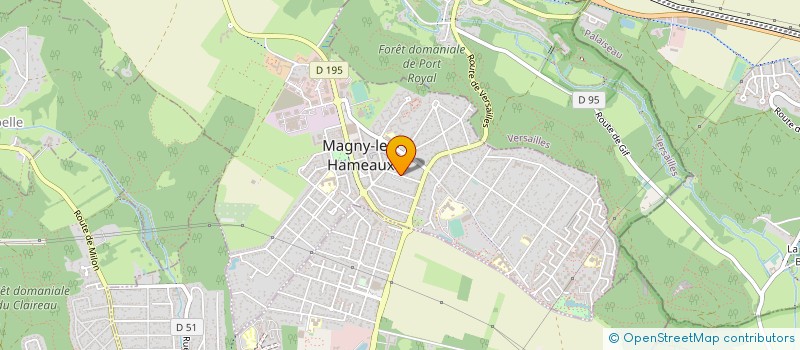 localisation de l'entreprise MEKRA FRANCE  MAGNY-LES-HAMEAUX