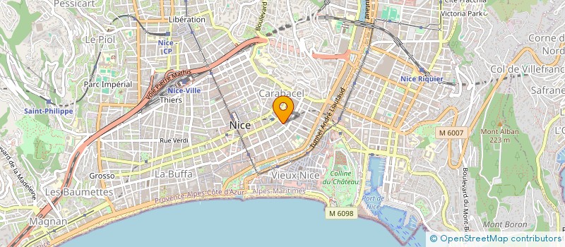 localisation de l'entreprise MEKRIS à NICE