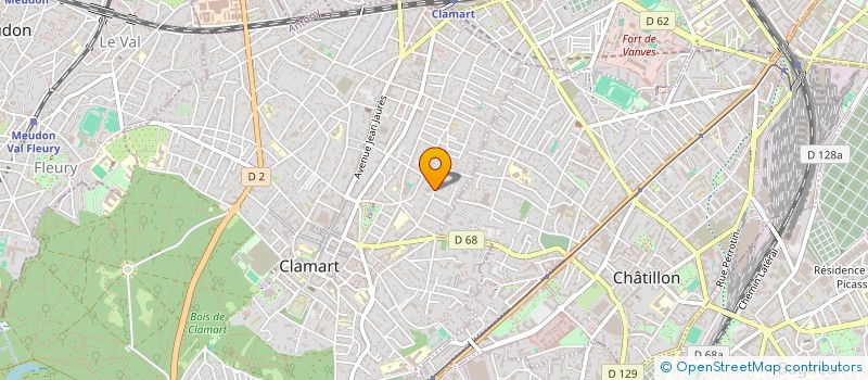 localisation de l'entreprise MEKTER  CLAMART