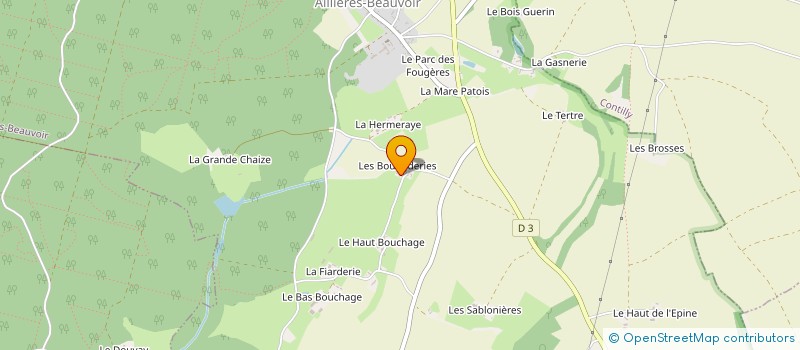 localisation de l'entreprise MEKTOUB  AILLIERES-BEAUVOIR