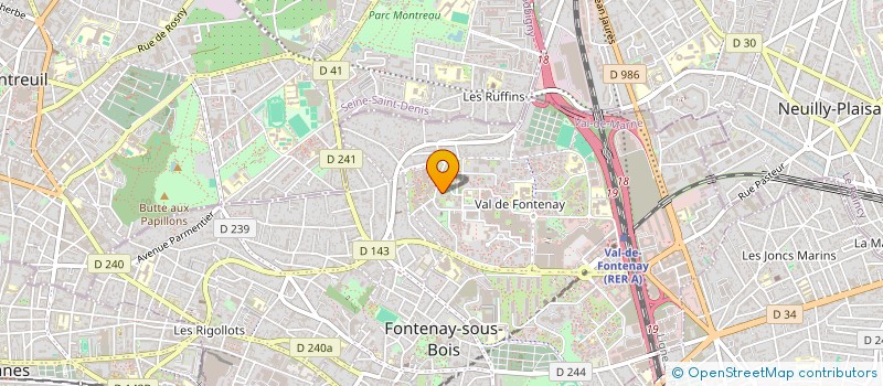 localisation de l'entreprise MEKTOUB ASSOCIATION à FONTENAY-SOUS-BOIS
