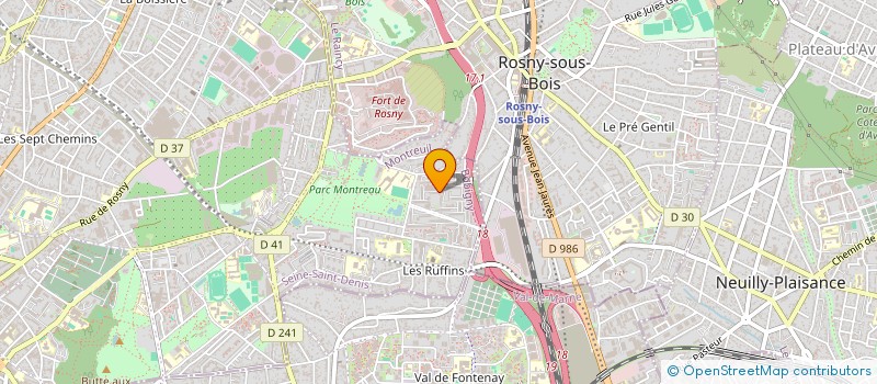 localisation de l'entreprise MEKTOUB MONTREUIL à MONTREUIL