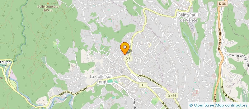 localisation de l'entreprise MEL  LA COLLE-SUR-LOUP