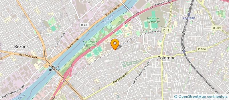 localisation de l'entreprise MEL  COLOMBES