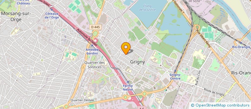 localisation de l'entreprise MEL à GRIGNY