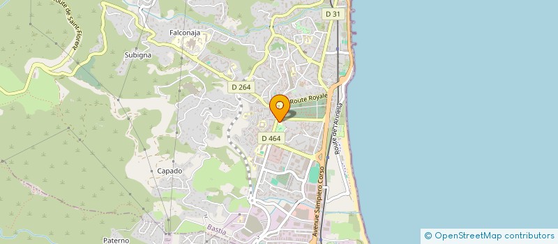 localisation de l'entreprise MEL à BASTIA