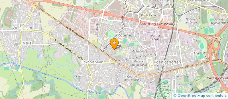 localisation de l'entreprise MEL  STRASBOURG