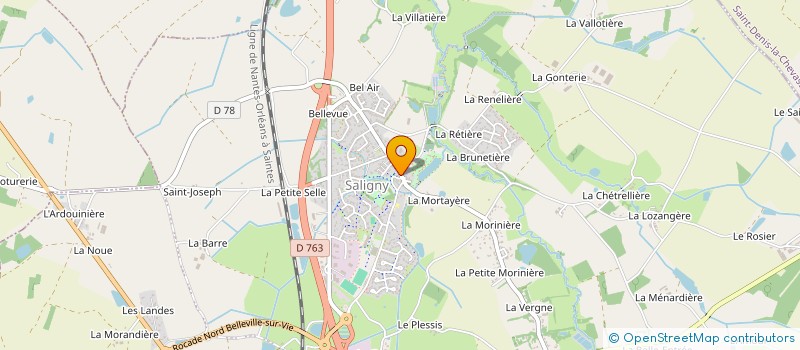 localisation de l'entreprise MEL'ANGE DE BELLEVIGNY à BELLEVIGNY